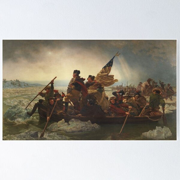 Washington Crossing The Delaware Poster