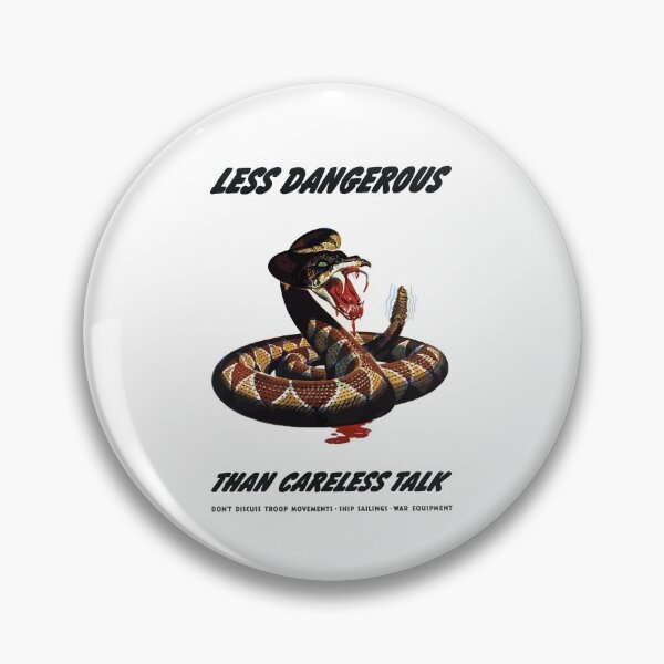 Item preview, Less Dangerous Than Careless Talk - WW2 designed and sold by warishellstore.