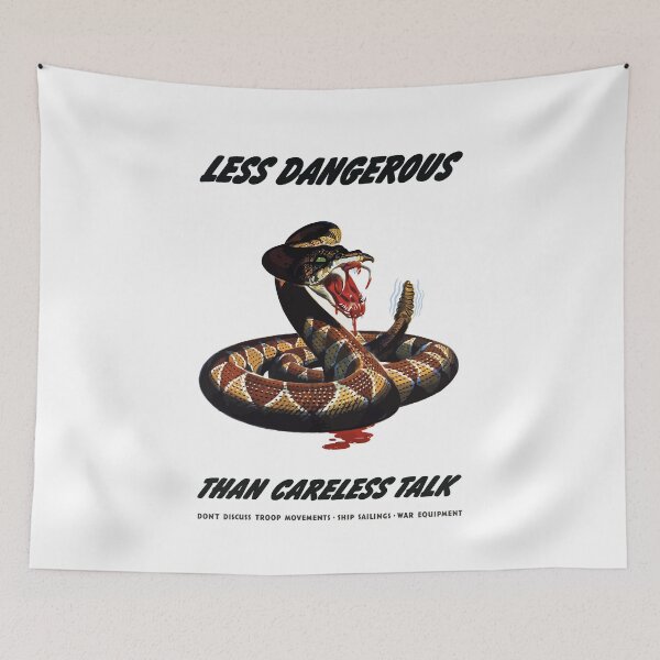 Item preview, Less Dangerous Than Careless Talk - WW2 designed and sold by warishellstore.