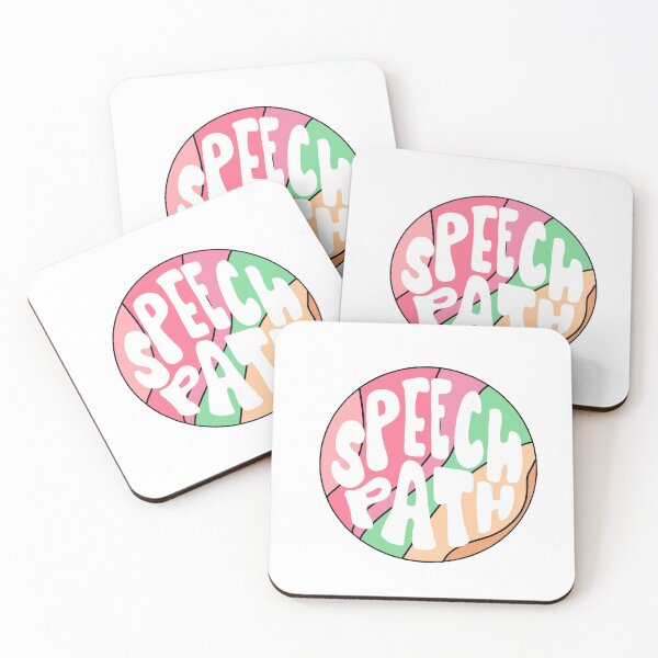 Item preview, Retro Speech Pathology Sticker, SLP to be designed and sold by ampasternock.