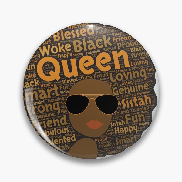 Item preview, Black Queen Words in Afro Sexy designed and sold by blackartmatters.