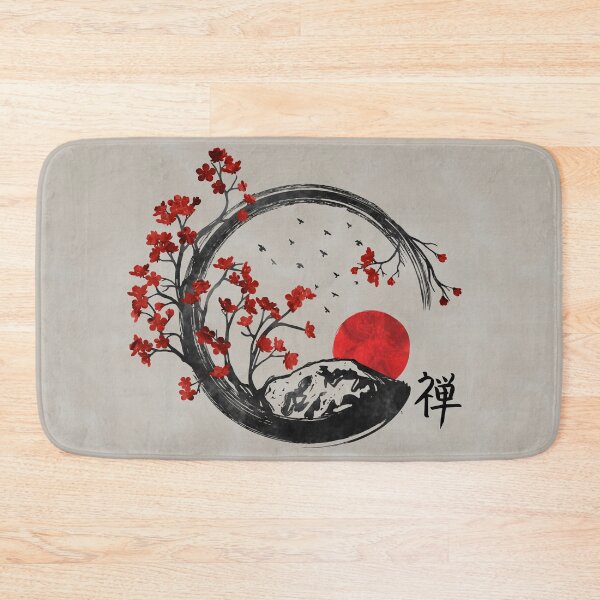 Item preview, Zen Enso Circle and Sakura Branches  designed and sold by k9printart.