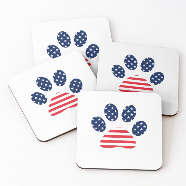 Item preview, Dog Paw - American Flag designed and sold by Meliafroggy.