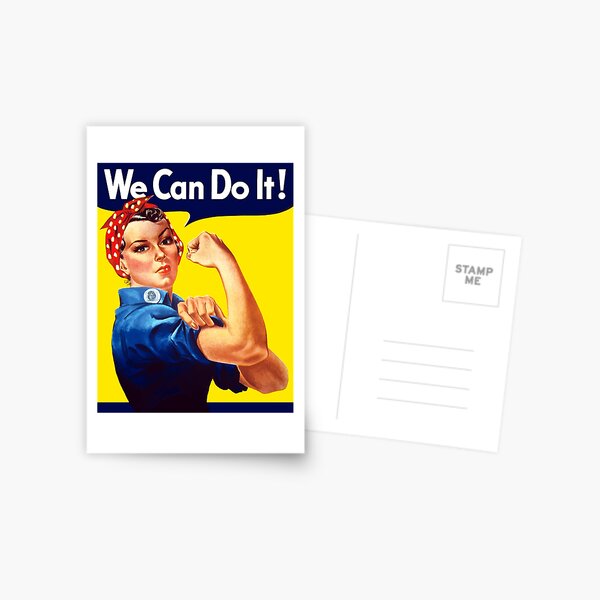Rosie The Riveter - Wir können es tun Postkarte