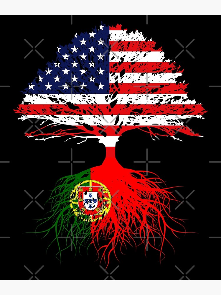 Portuguese Roots, American Grown, Flag Of Portugal T-Shirt Portuguese Roots, American Grown, Flag Of Portugal T-Shirt