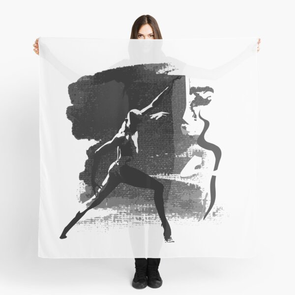 Modern Dance Scarves Redbubble - black dance preforming dance outfit roblox