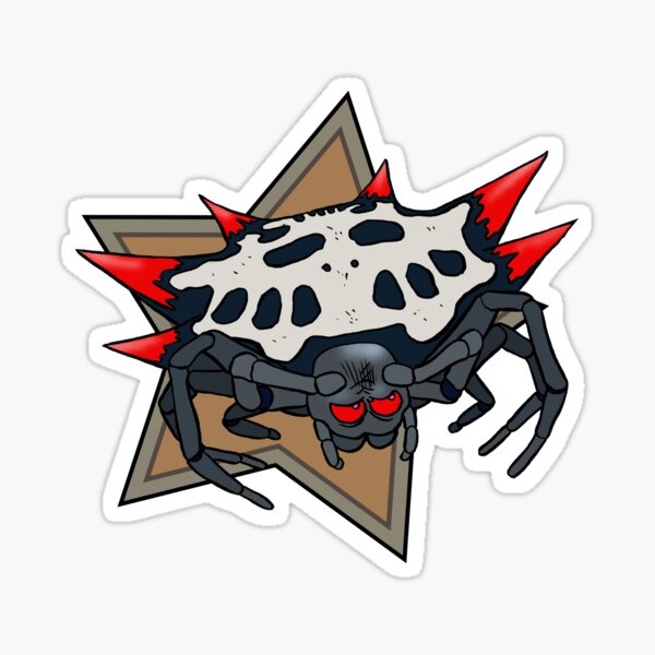 Spiny-Backed Orb-Weaver Sticker