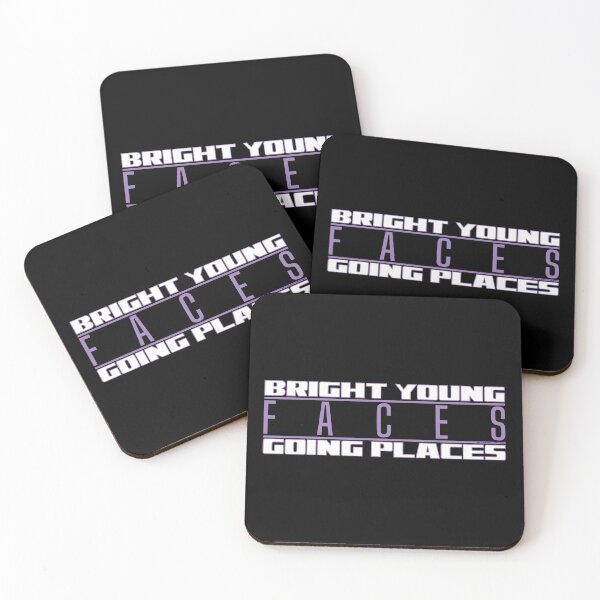 Item preview, Bright Young Faces going Places - White & Purple designed and sold by BLACKSUN-SHOP.