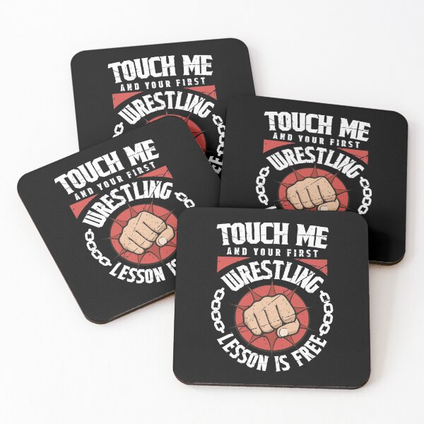 Item preview, Martial Arts Wrestling Shirt   Touch Me Your First Lesson Free designed and sold by Orange Pieces.