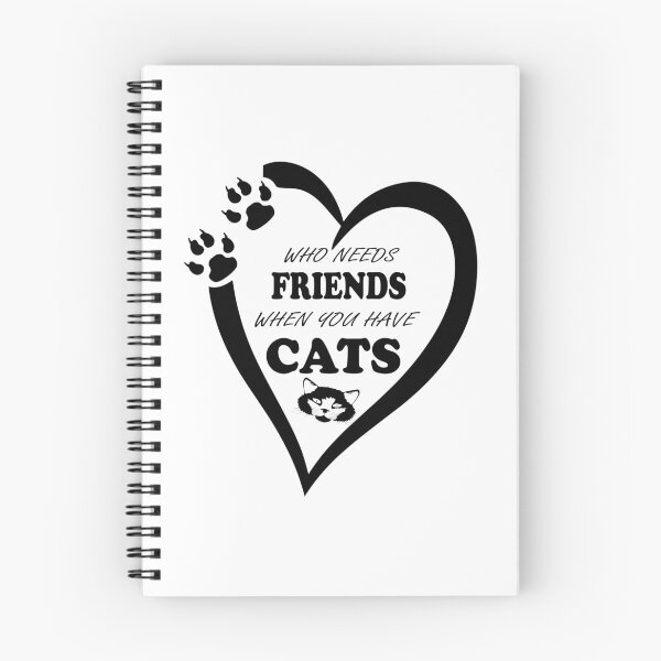 Item preview, Who Need Friends When You Have Cats: Design for cats lovers designed and sold by zouhairchnafa.