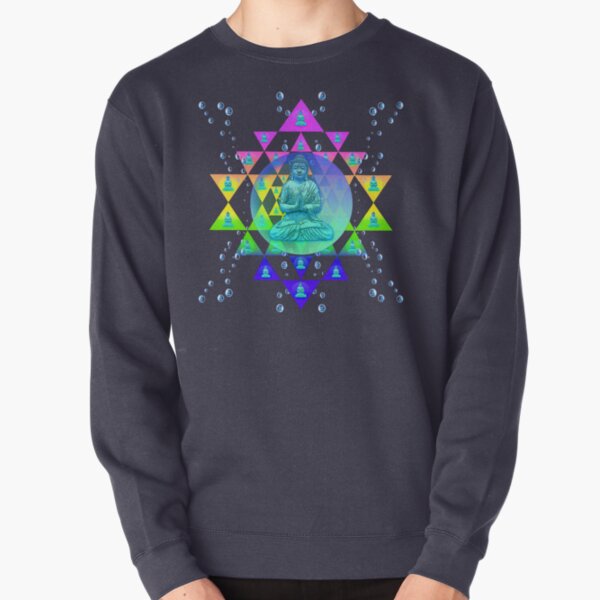 Cosmic Buddha Pullover Sweatshirt