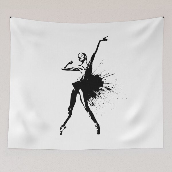 Item preview, Ballerina. Dancer. Ink. designed and sold by Elenia Design.