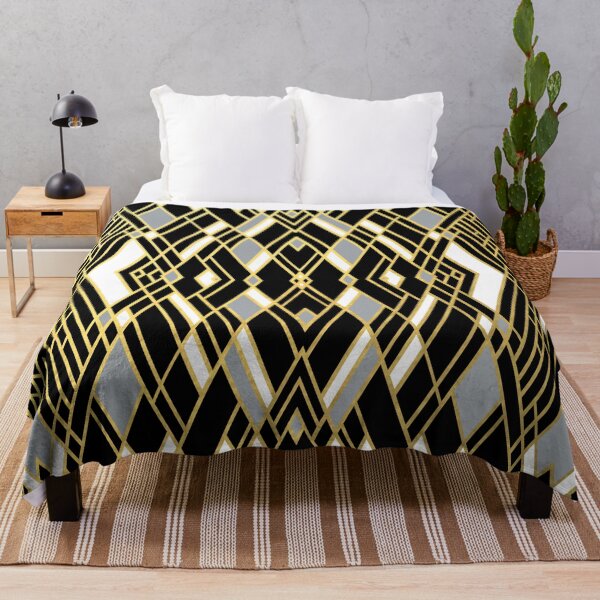 Item preview, Art Deco Grey Zoom Gold designed and sold by ProjectM.