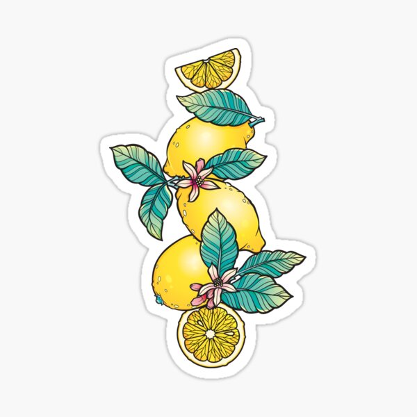 Lemon Stack Sticker