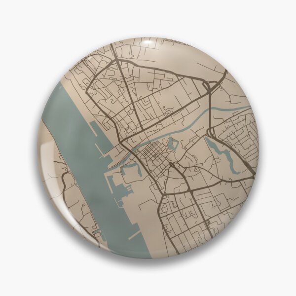 Item preview, Klaipeda Sepia Map designed and sold by CPTVDesign.