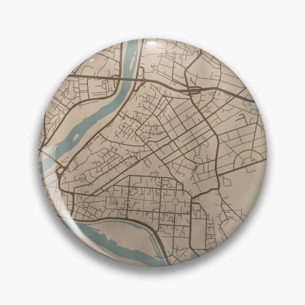 Item preview, Kaunas Sepia Map designed and sold by CPTVDesign.