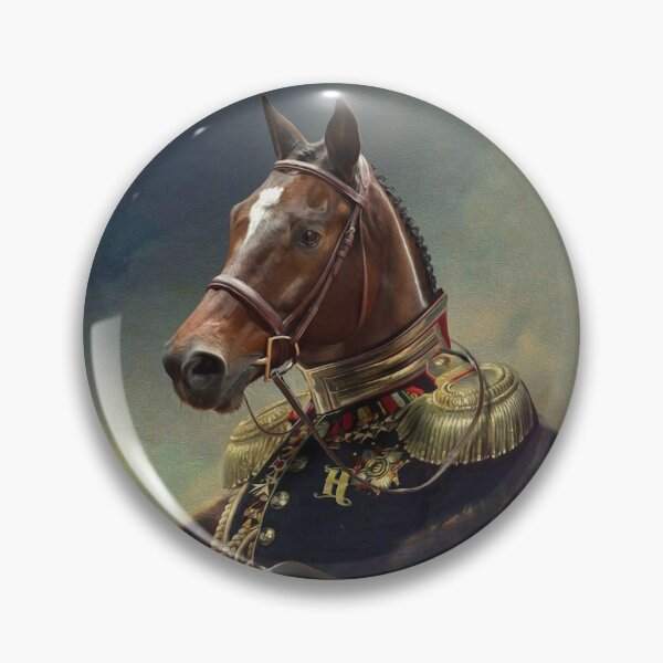 Horse Portrait Pin