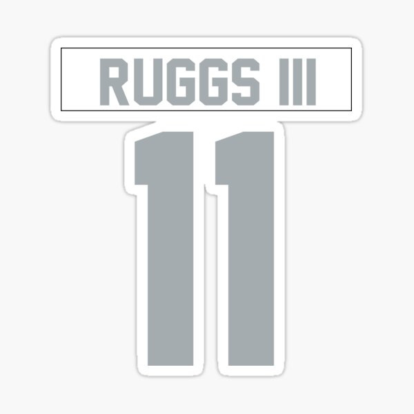 RAIDERS NFL FOOTBALL JERSEY - RUGGS III #11 ADULT SMALL