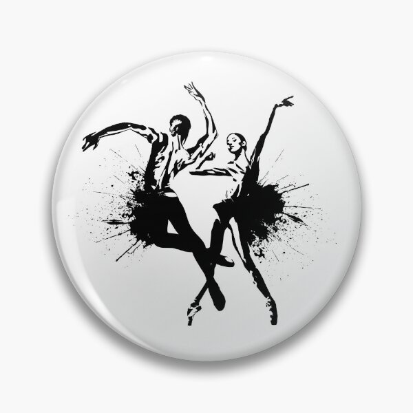 Artikelvorschau, Duo-Tanz. Keine Distanz. Tanzkunst-Tintenillustration entworfen und verkauft von Elenia Design.