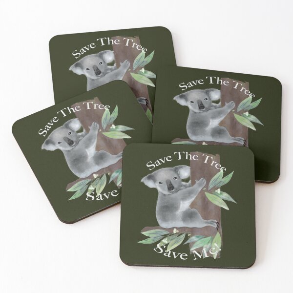Item preview,  Australian native koala Save the tree Save the koala designed and sold by ahahdodo.