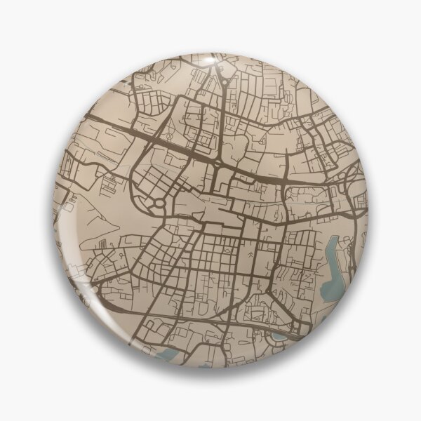 Item preview, Katowice Sepia Map designed and sold by CPTVDesign.