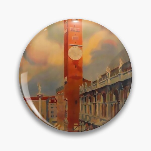 Item preview, Viczenca 1930s vintage travel poster designed and sold by stickart-marek.