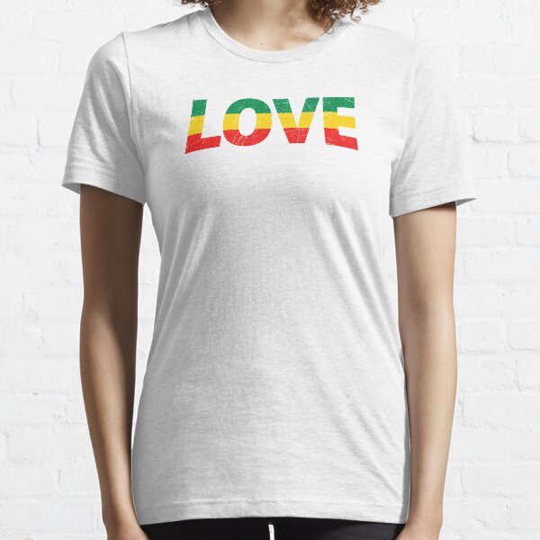 Liebe Rasta Reggae Jamaican Essential T-Shirt