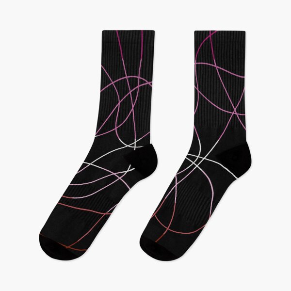 Item preview, Abstract Threads, Lesbian Pride Flag designed and sold by StephOBrien.