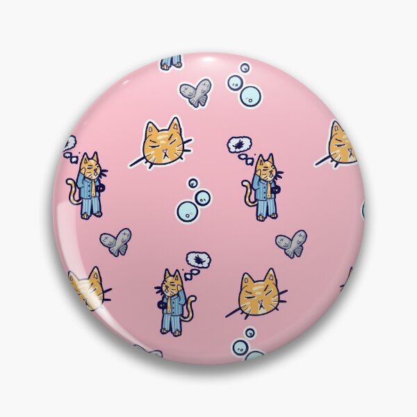Item preview, Katzen Pink Jammies designed and sold by InsomniaHeadArt.