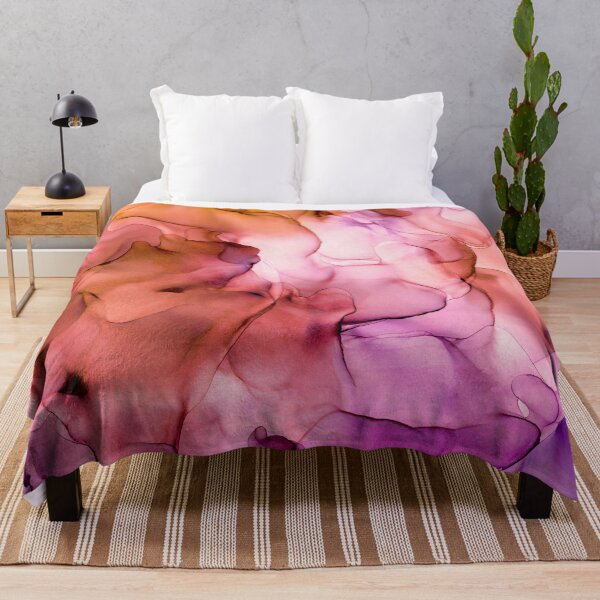 Item preview, Tinta Pintura Resumen Floral Bloom designed and sold by Olga Shvartsur.