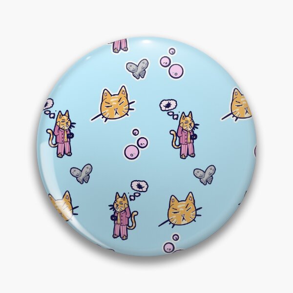 Item preview, Katzen Blue Jammies designed and sold by InsomniaHeadArt.