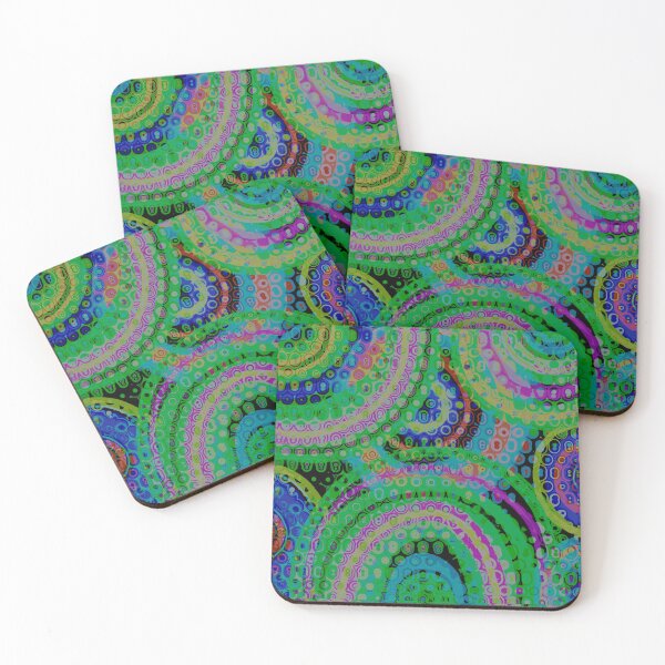 Item preview, "Parasols" | Digital Abstract designed and sold by LiseHoltArt.