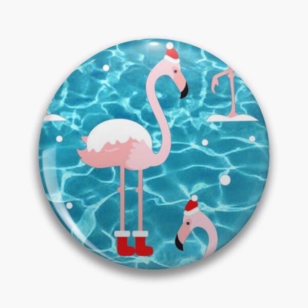 Item preview, ugly christmas santa flamingo xmas designed and sold by Gossip Rag.