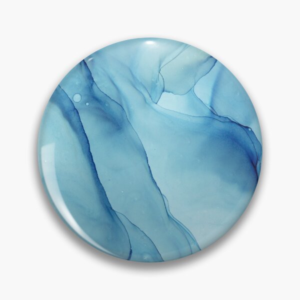 Item preview, Blue Ink Painting Abstract Ink designed and sold by Olga Shvartsur.