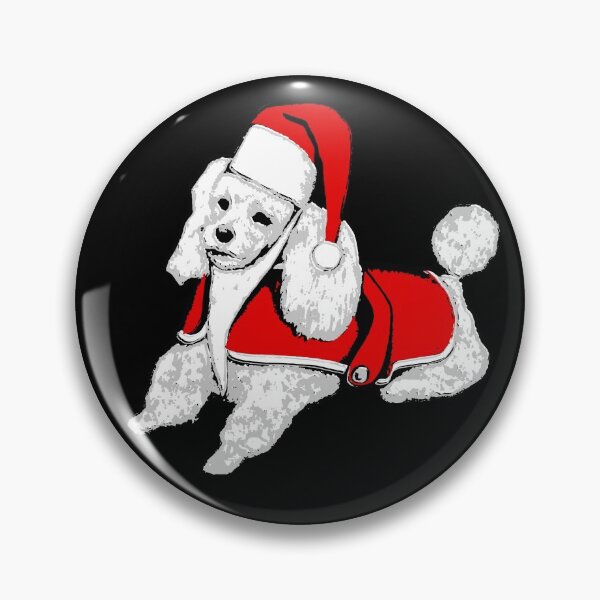 Item preview, christmas santa claus poodle  designed and sold by Gossip Rag.