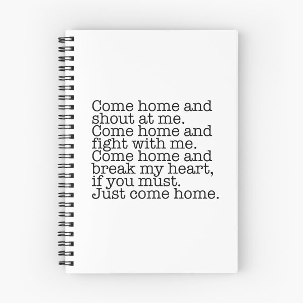 Item preview, just come home typewriter designed and sold by lovely-lyrics.