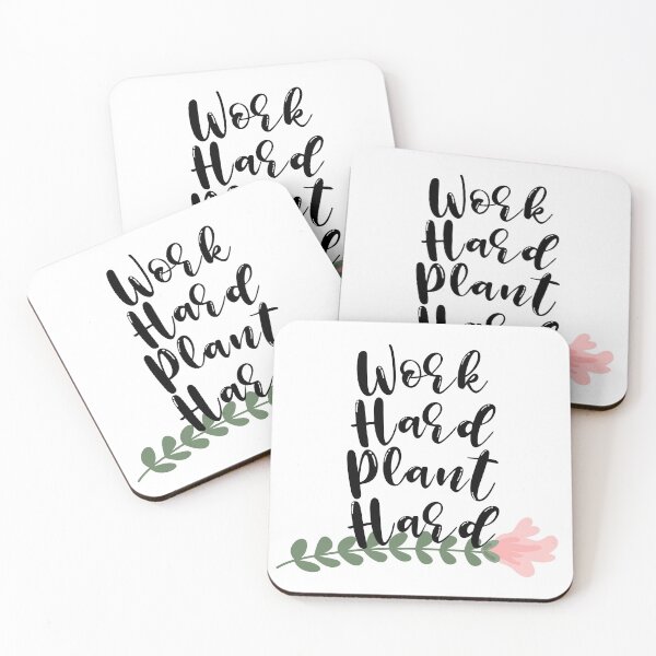 Item preview, Work Hard Plant Hard designed and sold by EvyStickersx.