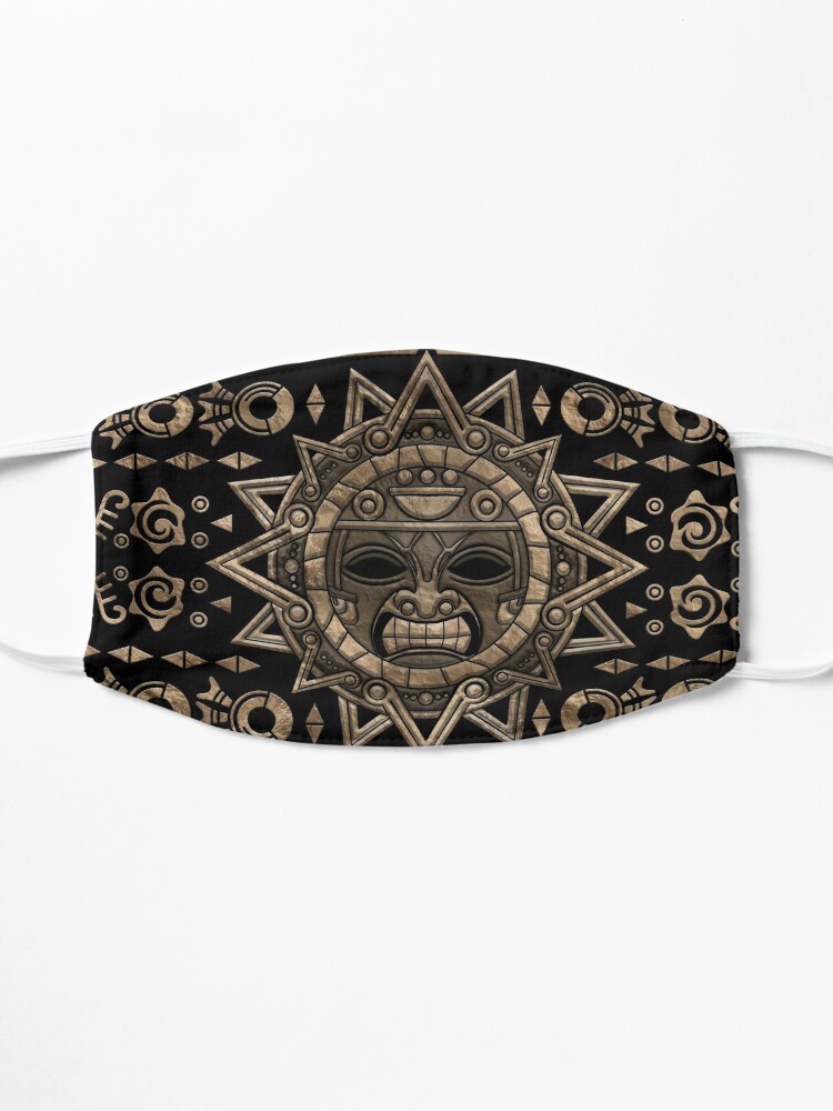 aztec sun god mask