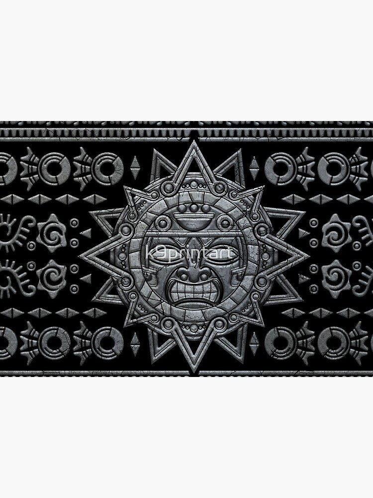 aztec sun god mask