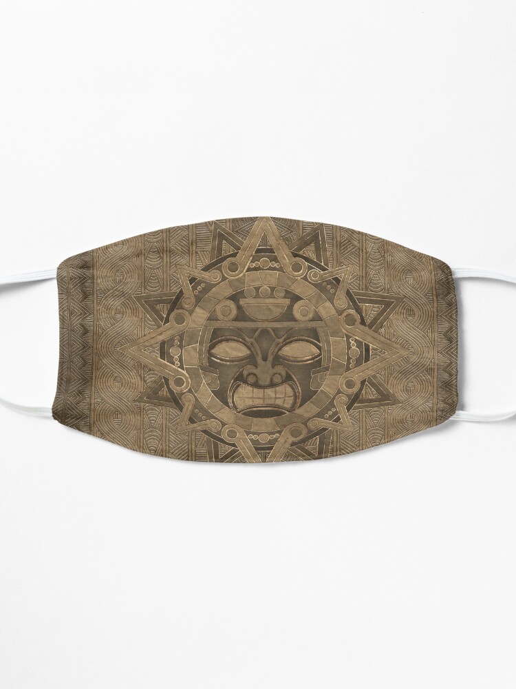 aztec sun god mask