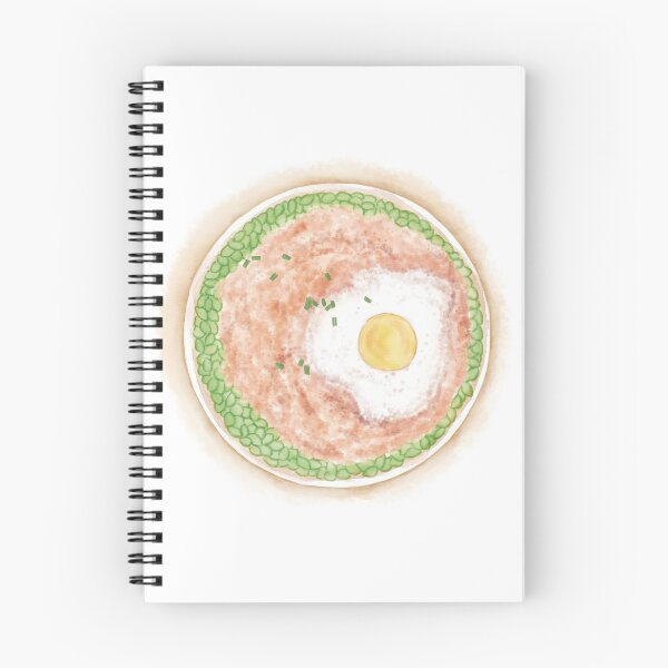 Item preview, Watercolor Illustration of Chinese Cuisine - Meat Pie with Egg and Edamame | 肉饼子炖蛋 designed and sold by iswenyi.