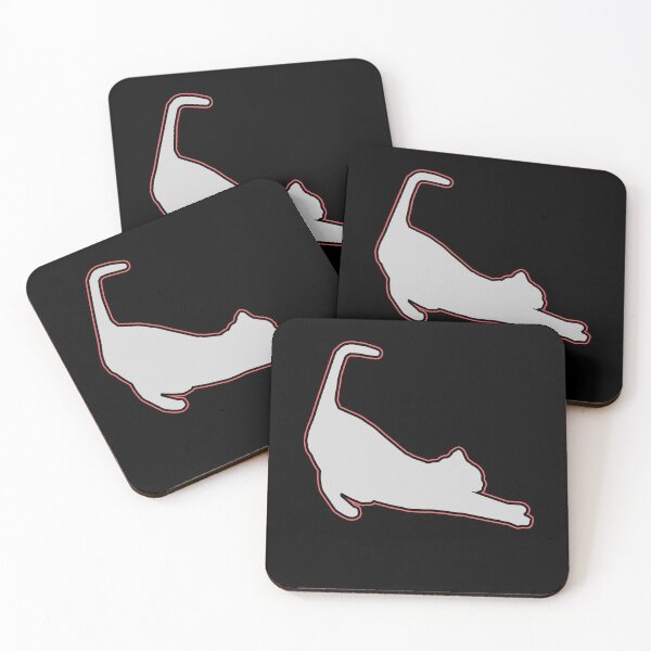 Item preview, Stretching cat kitty cute pet animal gift designed and sold by redshirtz.