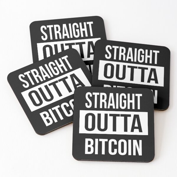 Item preview, straight outta bitcoin Cryptocurrency Bitcoin Shirt designed and sold by Orange Pieces.