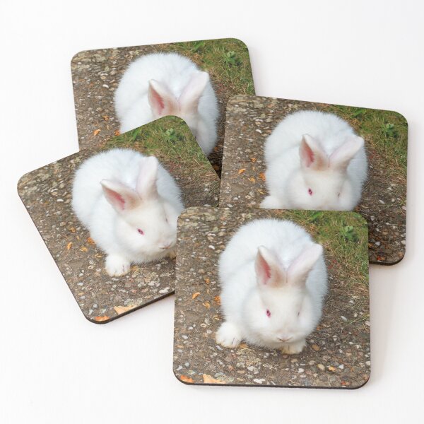 Item preview, Fluffy, white bunny designed and sold by MarionsArt.