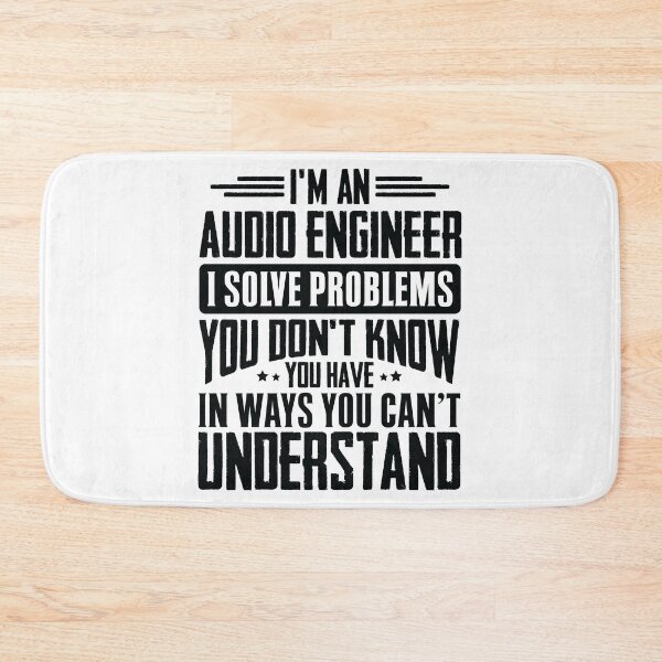 Item preview, Audio Engineer Shirt I Solve Problems You Have Funny Gift designed and sold by Orange Pieces.