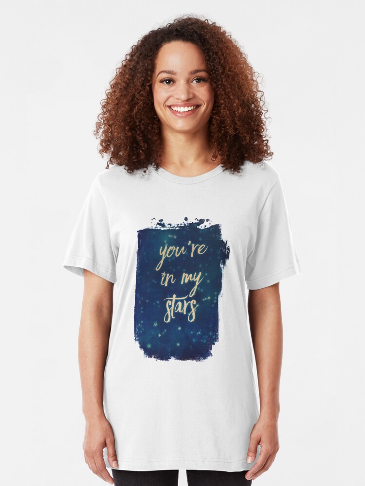 Alternate view of you're in my stars Slim Fit T-Shirt