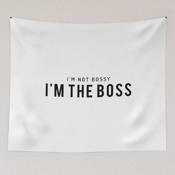 Item preview, I'm not Bossy I am the Boss - Boss Lady shirt-I Am Not Like A Boss... I Am The Boss. Slim Fit T-Shirt designed and sold by Al Collections.