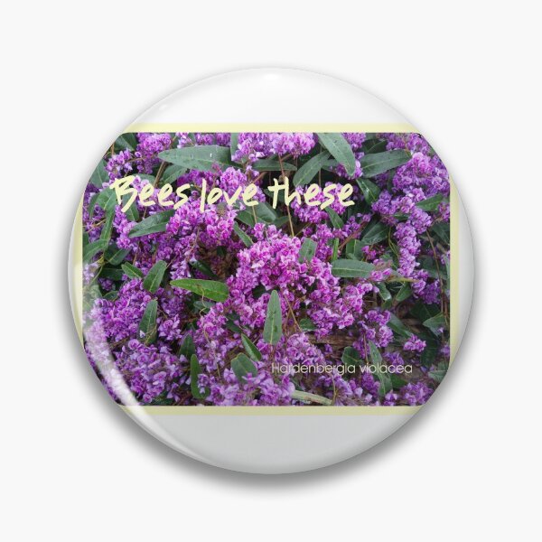 Artikelvorschau, Hardenbergia violacea - Bienen lieben diese. entworfen und verkauft von Ian McKenzie.