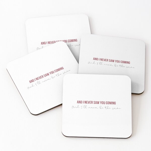 Item preview, And I Never Saw You Coming and Ill Never Be the Same  - Taylor Swift RED Album  lyrics designed and sold by bombalurina.