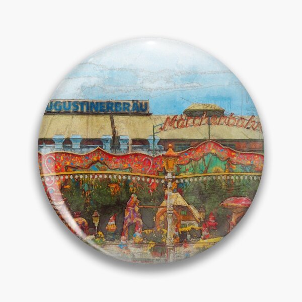 Item preview, Munich Beer Festival - fairy tale train and Bierzelt designed and sold by Art-Frankenberg.